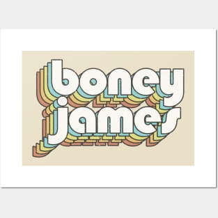 vintage color Boney James Posters and Art